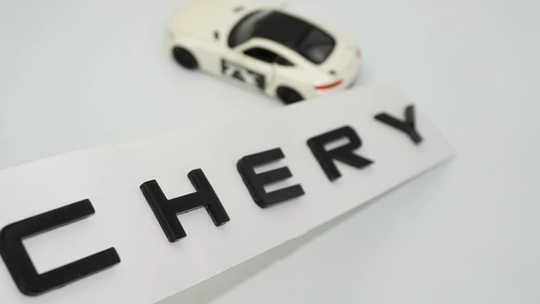 DK Tuning Chery Bagaj 3M 3D Siyah ABS Logo Amblem Yazı ürün görseli 1