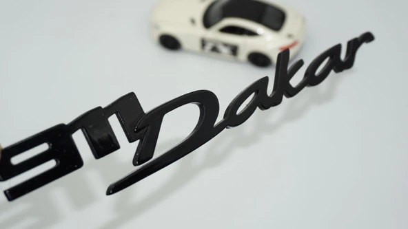 DK Tuning Porsche 911 Dakar Bagaj Siyah ABS Yazı Logo Amblem ürün görseli 1