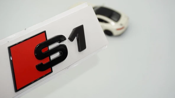 DK Tuning Audi S1 Bagaj Siyah ABS 3M 3D Yazı Logo Amblem ürün görseli 1