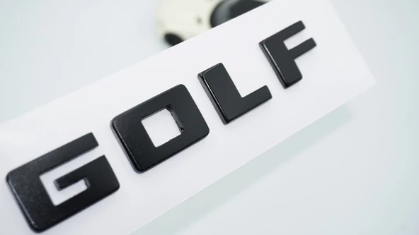 DK Tuning Golf Bagaj Siyah Yazı Volkswagen İle Uyumlu ürün görseli 1