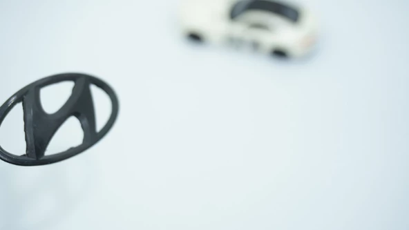 DK Tuning Tuning Hyundai Direksiyon Göbeği Siyah Logo 5,5 Cm ürün görseli 1