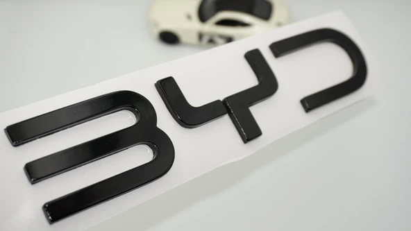 DK Tuning Byd Ön Kaput Siyah ABS 21 cm Bagaj Yazı Logo Arma ürün görseli 1