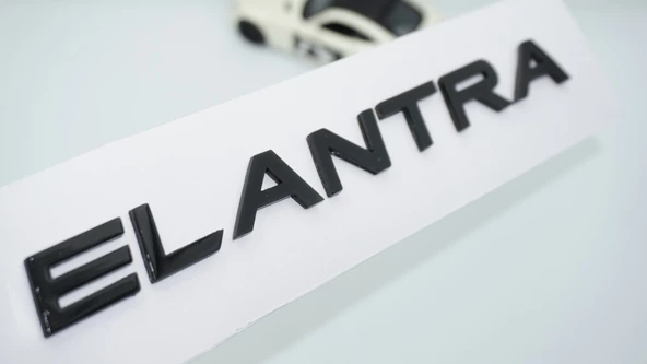 DK Tuning Elantra Bagaj 3M Siyah ABS Yazı Logo Hyundai İle Uyumlu ürün görseli 1