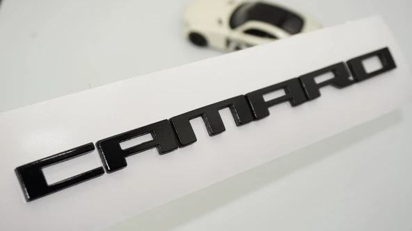 DK Tuning Camaro Bagaj Siyah Yazı Logo Arma Chevrolet ile Uyumlu ürün görseli 1