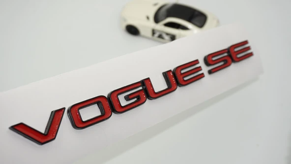 DK Tuning Range Rover Vogue SE Kırmızı Siyah Bagaj Yazı Logo Amblem ürün görseli 1