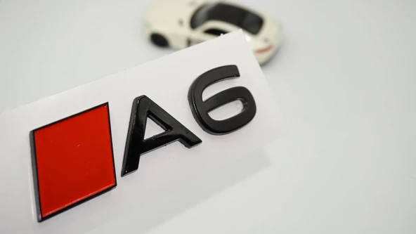 DK Tuning A6 Yeni Nesil Siyah ABS 3M 3D Bagaj Logo Audi İle Uyumlu ürün görseli 1