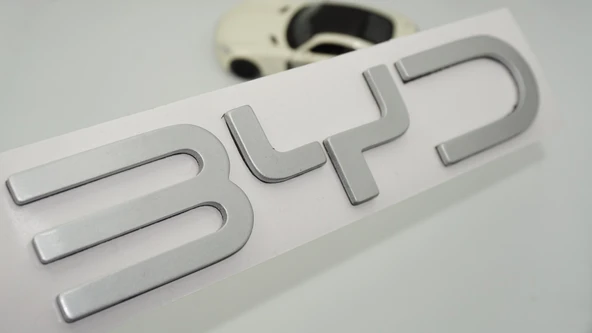 DK Tuning Byd Ön Kaput Gri ABS 21 cm Bagaj Yazı Logo Arma ürün görseli 1