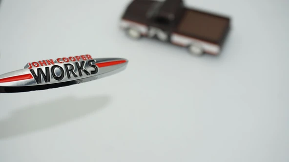 DK Tuning Mini John Cooper Works Bagaj 9cm Metal Logo Arma ürün görseli 1