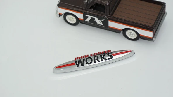 DK Tuning Mini John Cooper Works Bagaj 9cm Metal Logo Arma - Resim 4