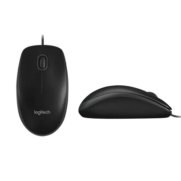 LOGITECH MK120 USB Q SİYAH KABLOLU KLAVYE+MOUSE SET - Resim 3