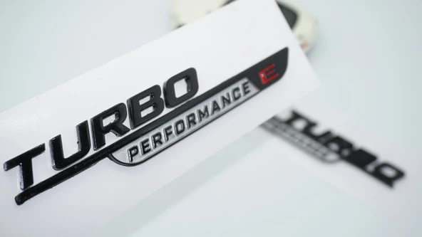 DK Tuning Turbo E Performance Gri Çamurluk Yanı Logo Benz İle Uyumlu ürün görseli 1