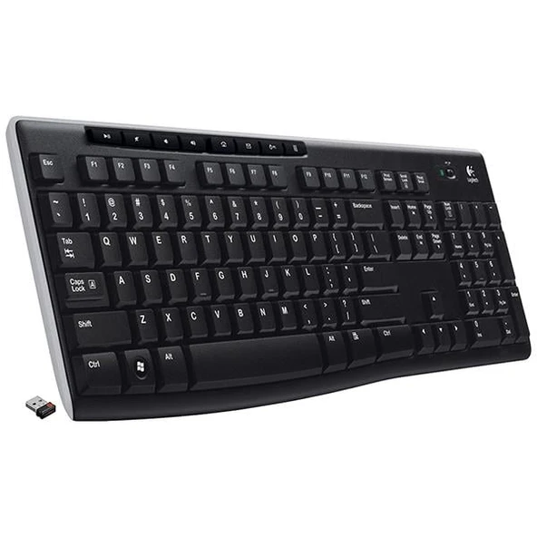 LOGITECH K270 KABLOSUZ USB SİYAH Q KLAVYE ürün görseli 1