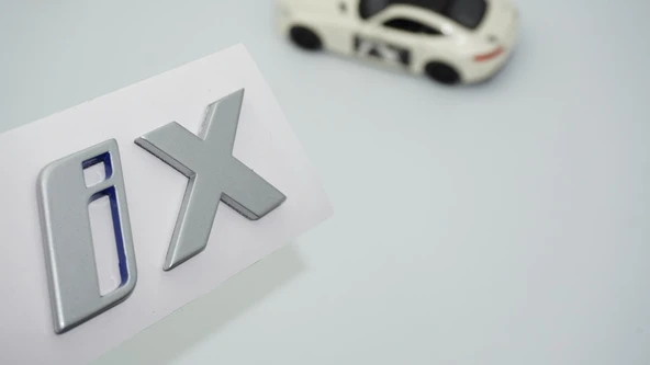DK Tuning iX Bagaj Mavi Gri ABS 3M Yazı Logo Arma Bmw İle Uyumlu ürün görseli 1