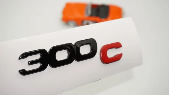 DK Tuning 300C Bagaj Kırmızı Siyah Logo Arma Yazı Chrysler İle Uyumlu ürün görseli 1