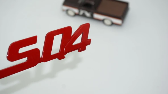 DK Tuning SQ4 Kırmızı Bagaj Logo Arma Maserati ile Uyumlu ürün görseli 1