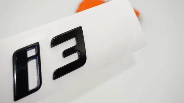 DK Tuning Yeni i3 Bagaj Siyah ABS Yazı Logo Bmw İle Uyumlu ürün görseli 1