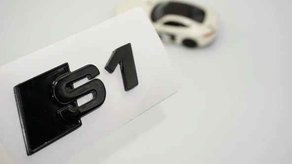 DK Tuning S1 Siyah 3M Bagaj Logo Audi İle Uyumlu ürün görseli 1
