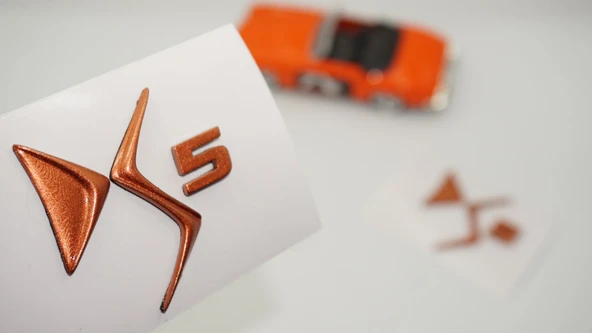 DK Tuning DS5 Çamurluk Bronz Logo Arma Yazı Seti Citroen İle Uyumlu ürün görseli 1