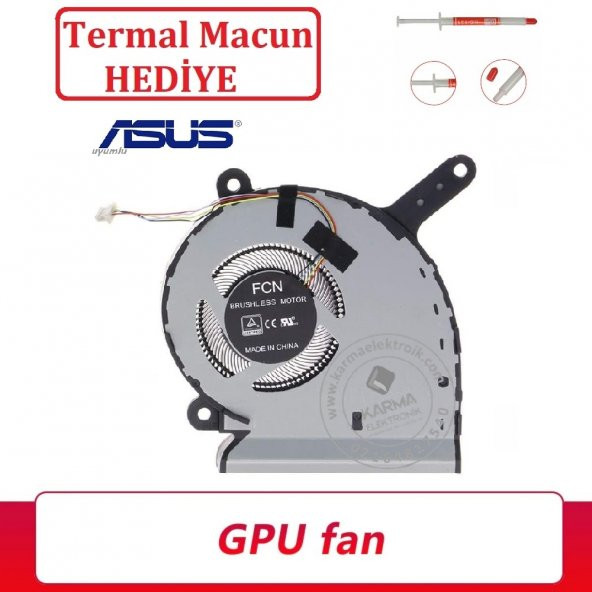 Asus G512LI-HN068, G512LI-HN094 Notebook Gpu-Vga Fan (Sol) Ver.1 ürün görseli 1