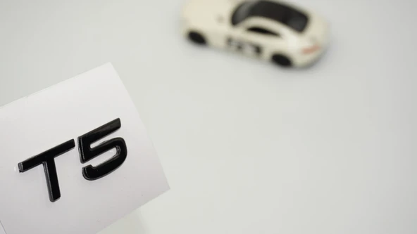 DK Tuning T5 Küçük Boy Siyah Bagaj Yazı Logo Volvo ile Uyumlu ürün görseli 1