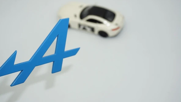 DK Tuning Alpine F1 Mavi ABS 3M Bagaj Yazı Logo Renault İle Uyumlu ürün görseli 1
