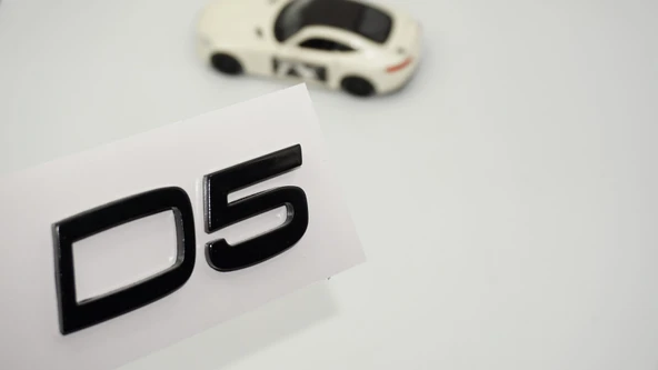 DK Tuning D5 C-S-V-XC Siyah Bagaj Yazı Logo Volvo ile Uyumlu ürün görseli 1