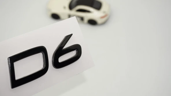 DK Tuning D6 C-S-V-XC Siyah Bagaj Yazı Logo Volvo ile Uyumlu ürün görseli 1