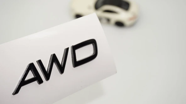 DK Tuning AWD Siyah Bagaj Yazı Logo Volvo ile Uyumlu ürün görseli 1