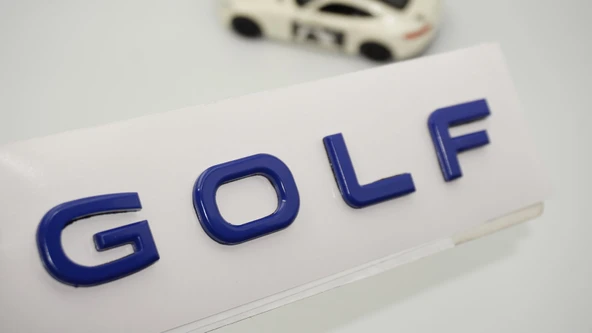 DK Tuning Volkswagen Golf7 Bagaj Yeni Nesil Mavi Yazı Logo Arma ürün görseli 1