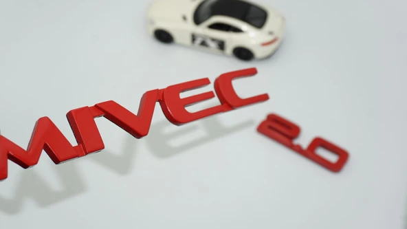 DK Tuning Lancer MIVEC 2.0 Kırmızı Bagaj Yazı Logo Mitsubishi İle Uyumlu ürün görseli 1