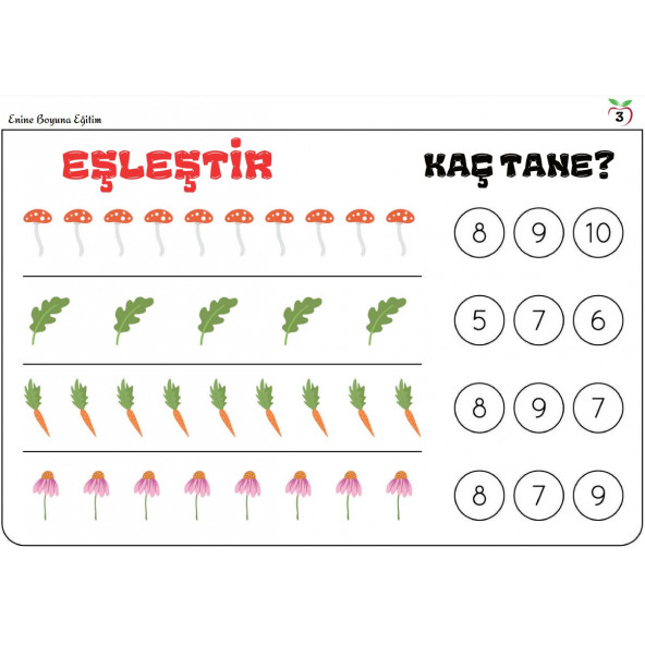 Okul Öncesi Matematiğin Temeli YAZ-SİL Kitabı - Resim 2