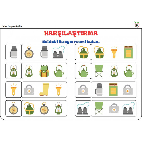 Okul Öncesi Matematiğin Temeli YAZ-SİL Kitabı - Resim 6