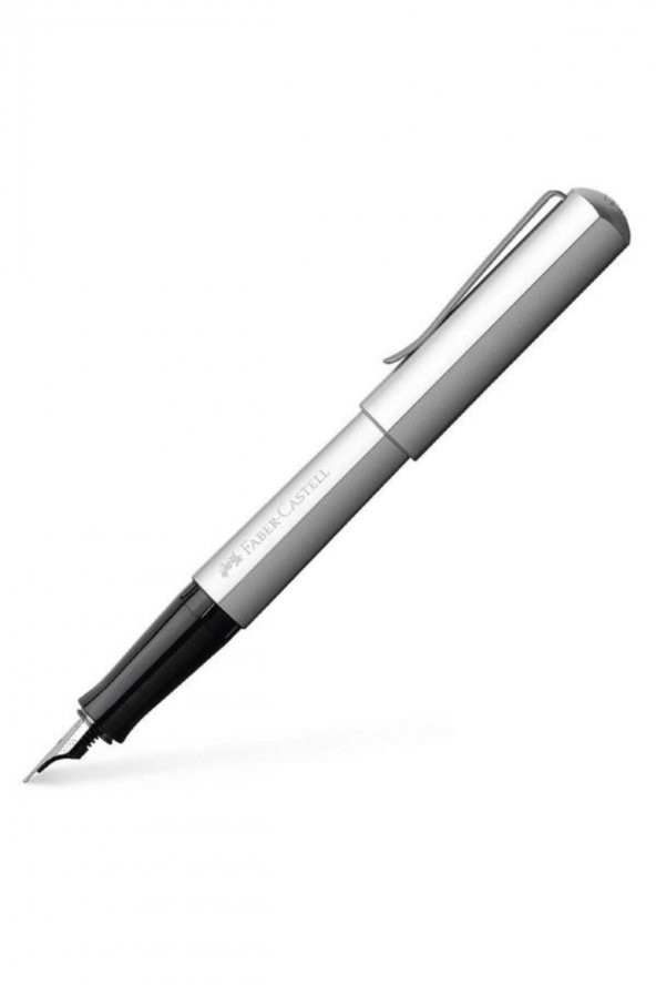 Faber Castell Hexo Dolma Kalem M Uç Mat Gümüş ürün görseli 1