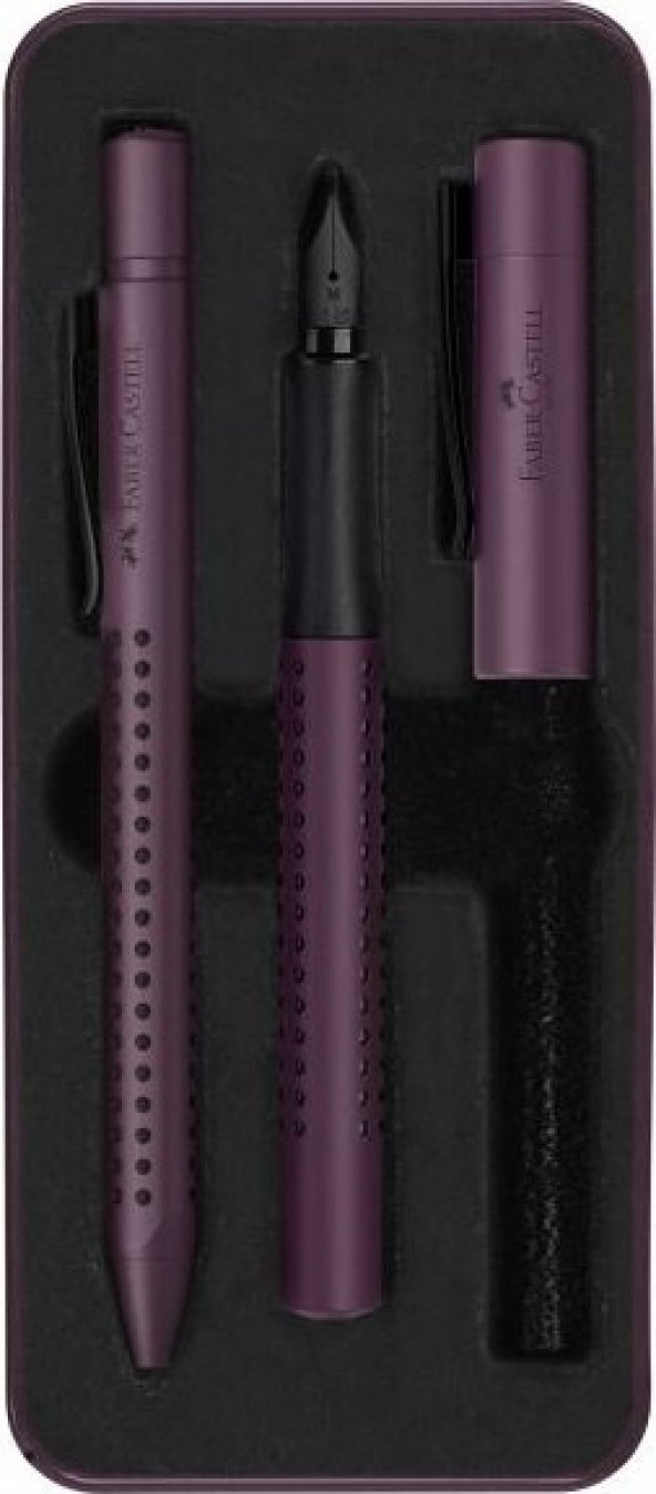 Faber Castell Glam Dolma-Tükenmez Kalem Seti Böğürtlen ürün görseli 1