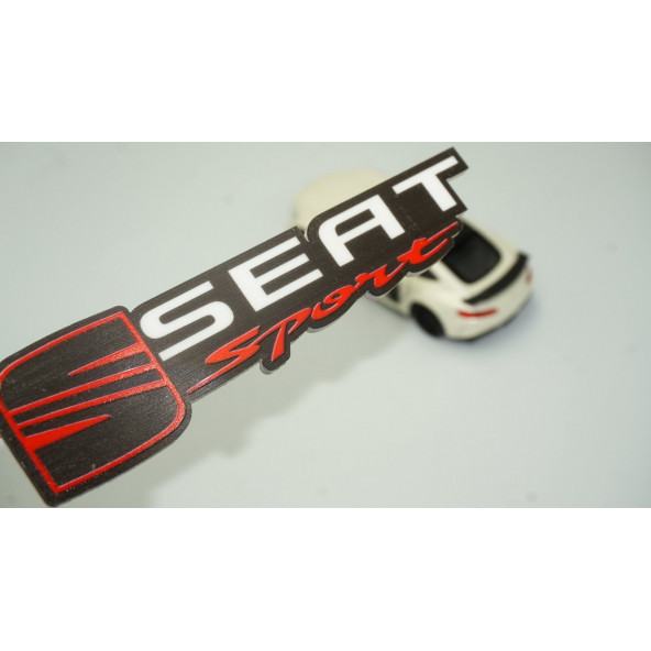 DK Seat Sport Logo Epoksi ABS Bagaj 3M 3D Logo Arma ürün görseli 1