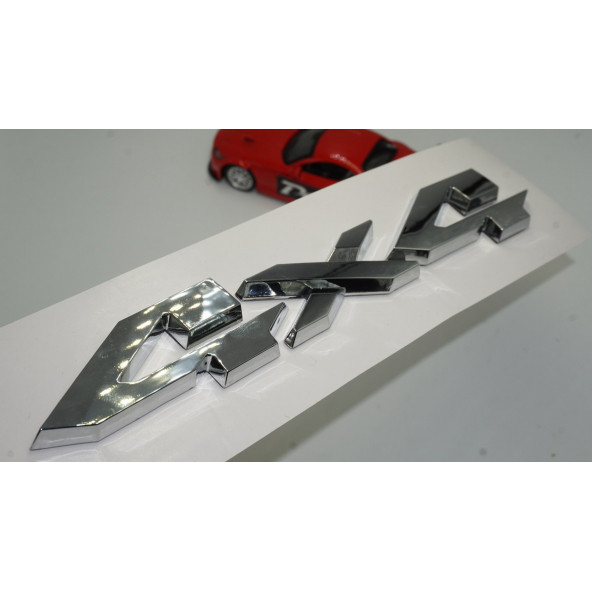 DK Arazi Off Road 4X4 Logo Büyük Boy Krom ABS Bagaj 3M 3D Logo Arma ürün görseli 1