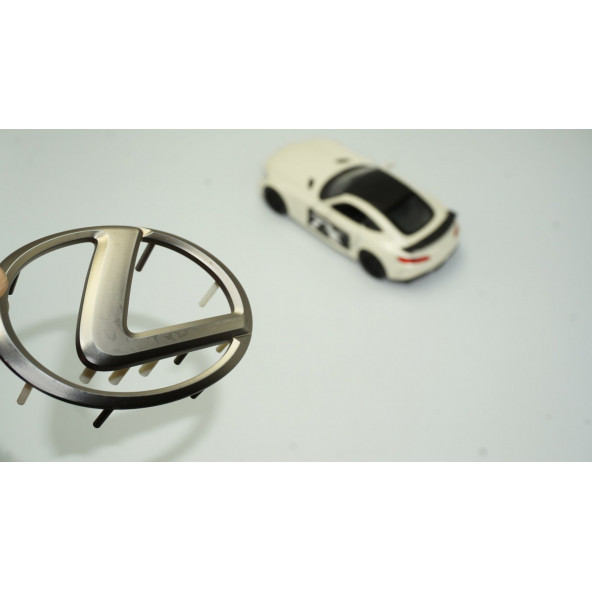 DK Lexus Direksiyon Göbeği Tırnaklı Krom Logo Orjinal Ürün ürün görseli 1