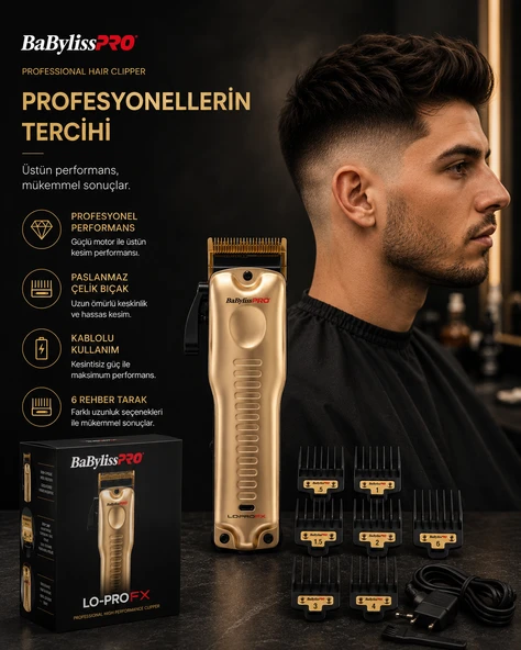 Babyliss Pro Lo-Pro Fx825 Saç Makinesi ürün görseli 1