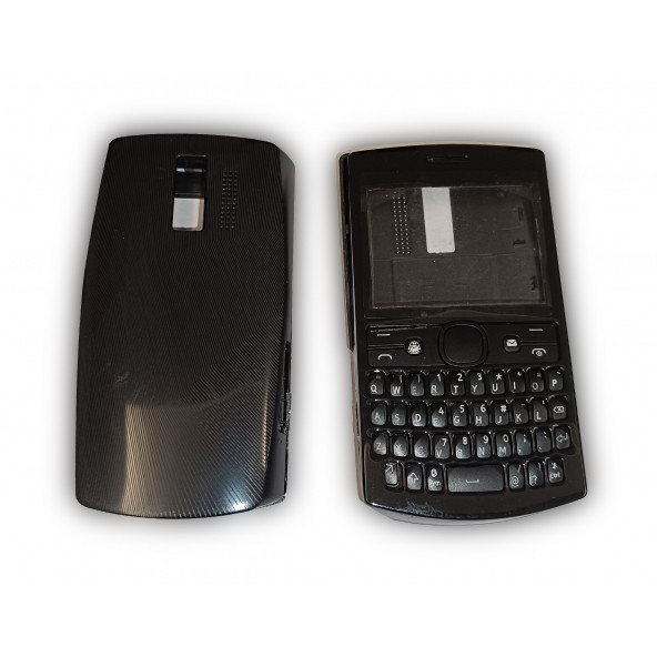 Nokia N205 Kapak Nokia 205 uyumlu Siyah Kapak ön Kapak Arka Kapak Tuş Takımı ürün görseli 1