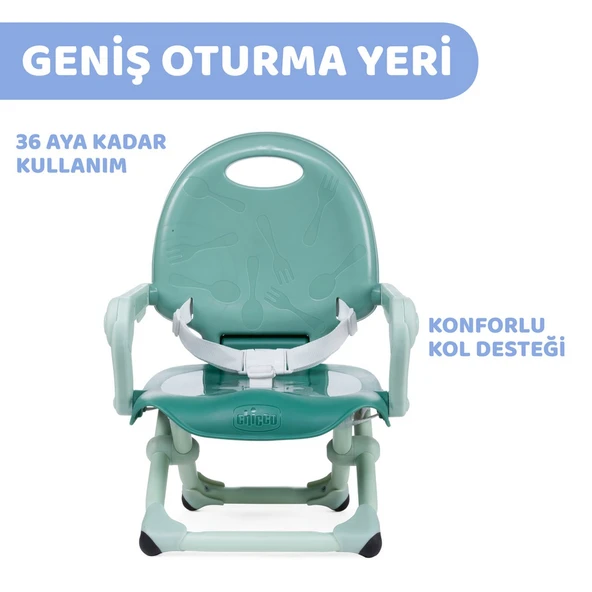 Chicco Pocket Snack Yükseltici Mama Sandalyesi Hydra - Resim 3