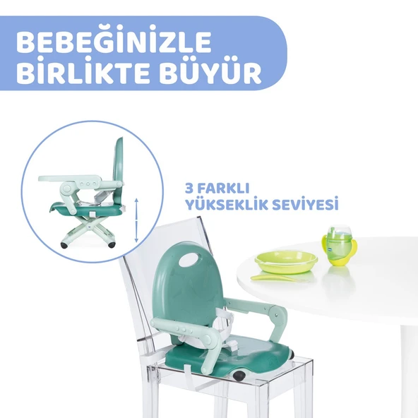 Chicco Pocket Snack Yükseltici Mama Sandalyesi Hydra - Resim 4