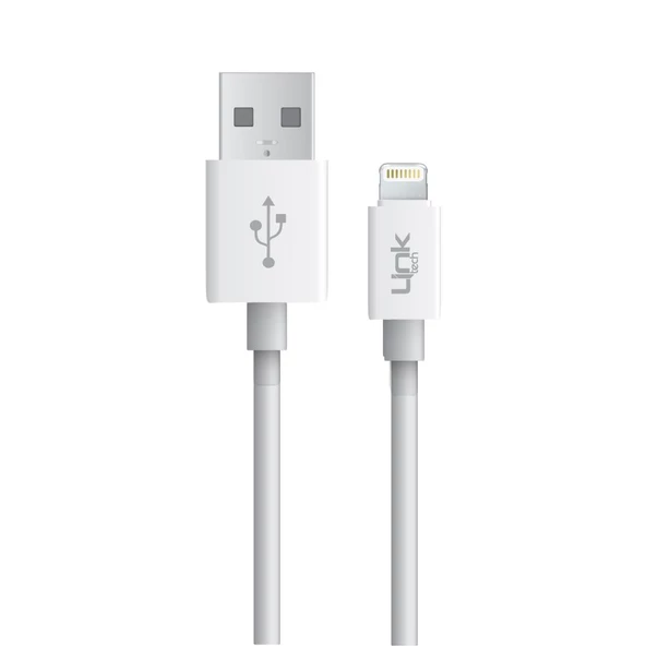 LinkTech K559 Lightning Şarj ve Data Kablosu 2.4A 1mt Beyaz - Resim 2