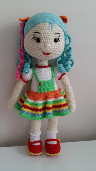 Başak Bebek Amigurumi Organik Oyuncak ürün görseli 1