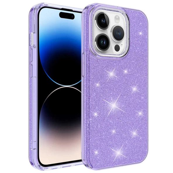 iPhone 14 Pro Max Kılıf Shining Silikon - Resim 5