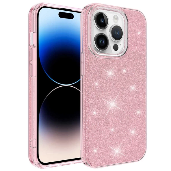 iPhone 14 Pro Max Kılıf Shining Silikon - Resim 3
