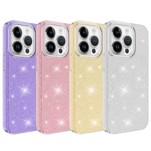 iPhone 14 Pro Max Kılıf Shining Silikon - Resim 2