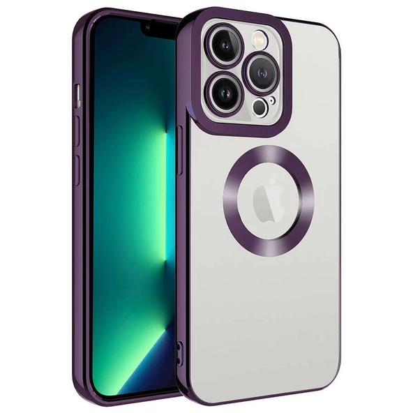 iPhone 14 Pro Max Kılıf Kamera Korumalı Logo Gösteren Omega Kapak ürün görseli 1