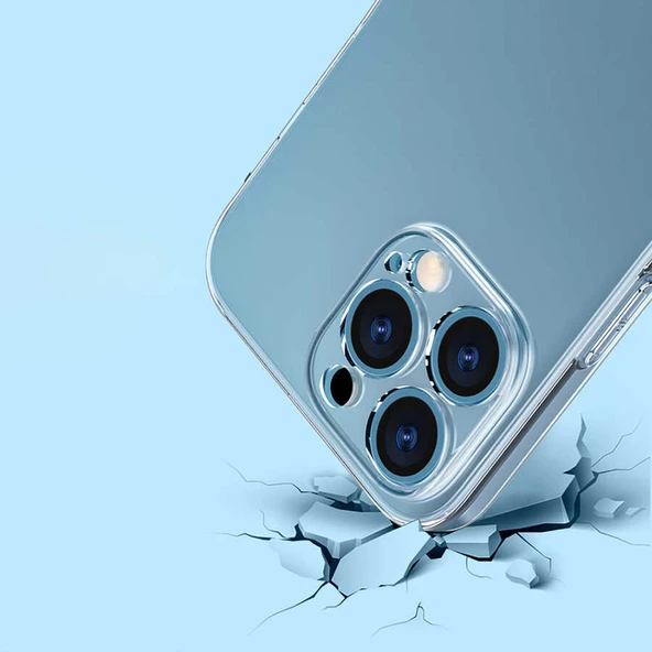 iPhone 14 Pro Max Kılıf Şeffaf Sert PC Vayt Kapak - Resim 5