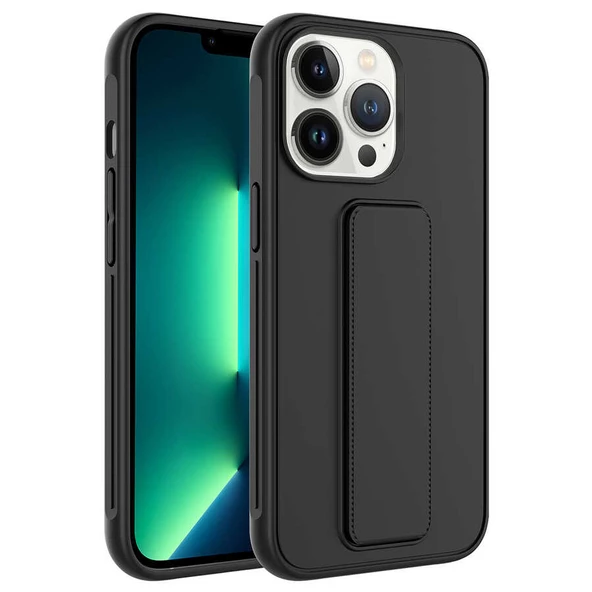 iPhone 14 Pro Max Kılıf Qstand Kapak - Resim 11