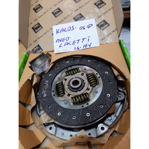 BENZİNLİ Chevrolet Kalos 04-Chevrolet Aveo-Chevrolet Lacetti 1,4 16valf-DAEWOO- Debriyaj Seti  Baskı ve Balata ve Rulman Markası VALEO-826632 ürün görseli 1